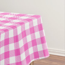 Agritourisme rustique rose et blanc En vichy plaid