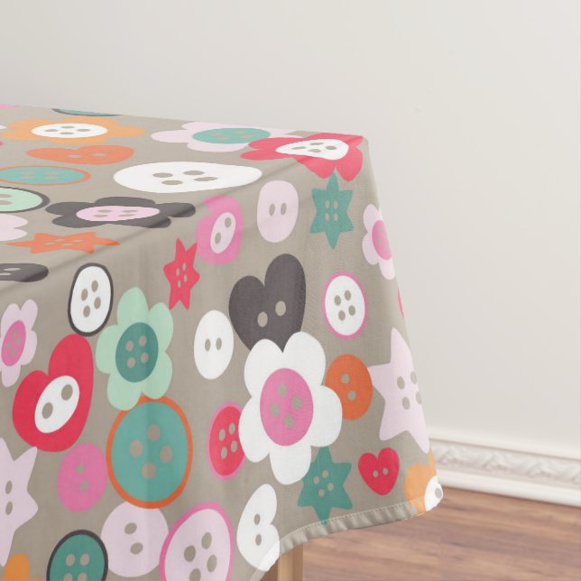 Nappe Aimer Boutons à coudre Cendres (In Situ)