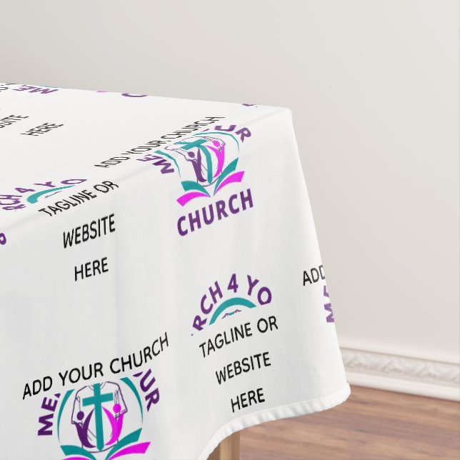 Nappe AJOUTER VOTRE LOGO Business Church Merchandises (In Situ)