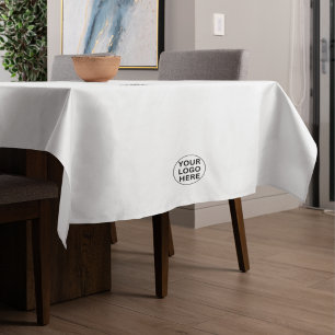 Nappe Ajoutez votre logo ici l Blanc promotionnel marqué