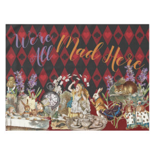 Nappe Alice au pays des merveilles Mad Cheshire Chat