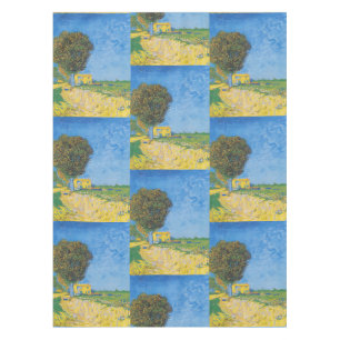 Nappe Allée ensoleillée vibrante & Maison jaune de Van G