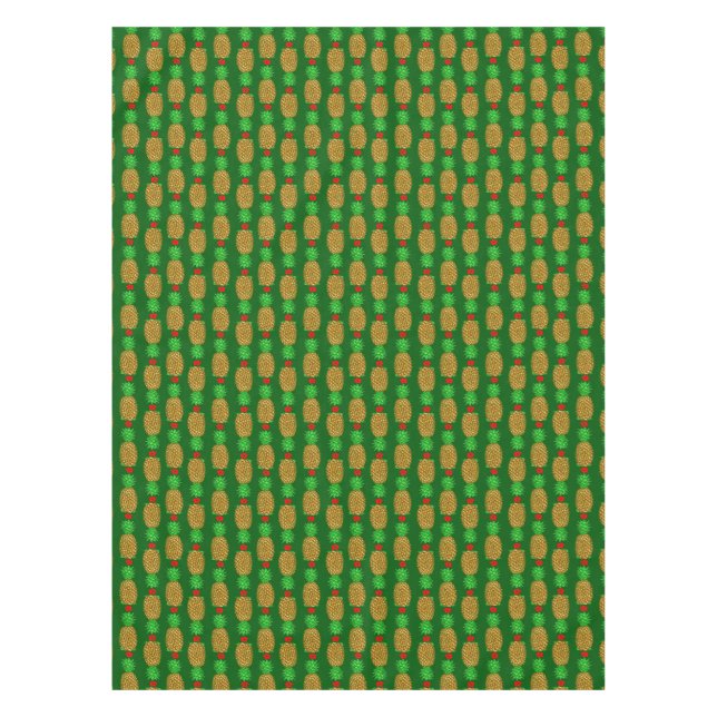 Nappe Ananas de Noël Tropical Noël chaud Noël Gre (Devant)