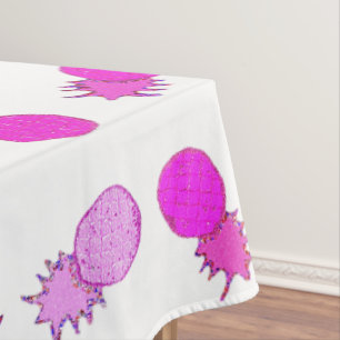 Nappe Ananas roses et rouges modernes