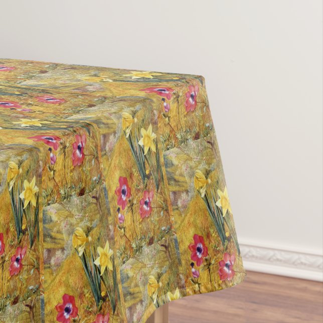 Nappe Anémones et jonquilles Henry Roderick Newman (In Situ)