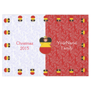 Nappe Ange allemand personnalisé aux cheveux rouges habi