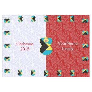 Nappe Ange aux cheveux blonds de Bahamian Drapeau rouge