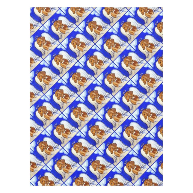 Nappe Ange de teckel rouge (Devant)