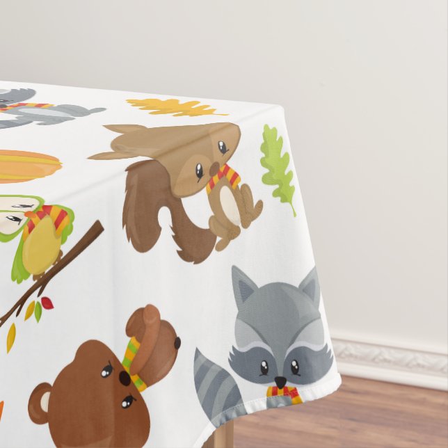 Nappe Animaux de forêt, Animaux de forêt, Animaux d'auto (In Situ)
