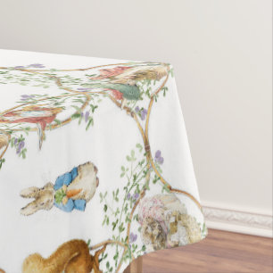 Nappe Anniversaire classique de lapin de Pâques