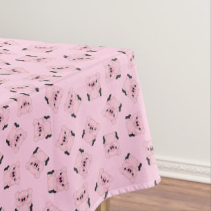 Nappe Anniversaire de Cochon Rose