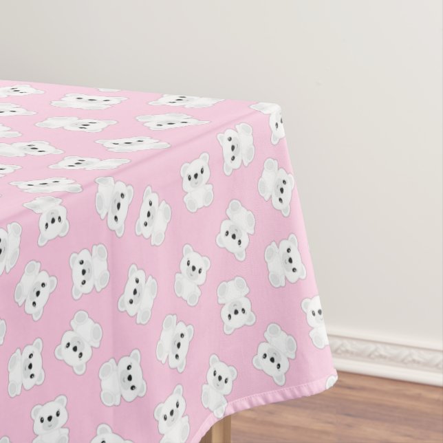 Nappe Anniversaire de l'Ours rose (In Situ)