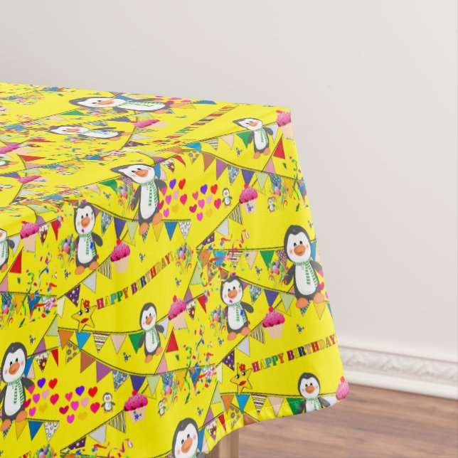 Nappe Anniversaire Pingouin (In Situ)