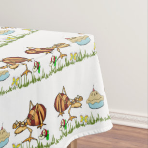 Nappe Antes Blanches Pomme Papillon à tarte Floral