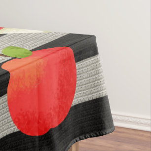 Nappe Apple Modern Black & White Strips