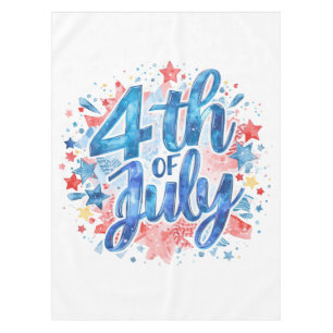 Nappe Aquarelle 14 juillet Patriotique