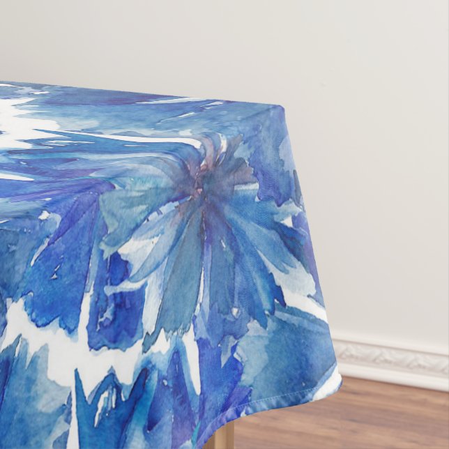 Nappe aquarelle cornflower glaçure (In Situ)