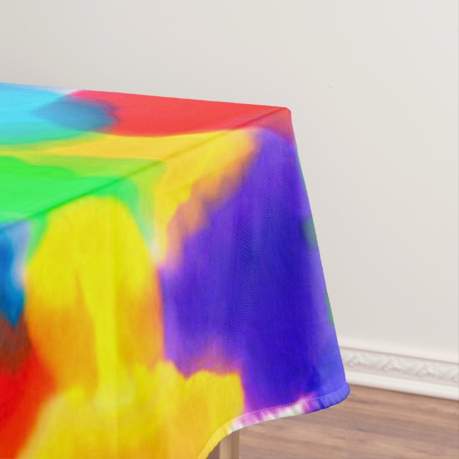 Nappe Aquarelle couleur arc-en-ciel (In Situ)