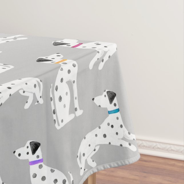 Nappe Aquarelle de chien dalmate Pog Poka Dot Animal (In Situ)