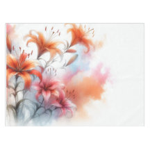 Aquarelle Dreamy Tiger Lily