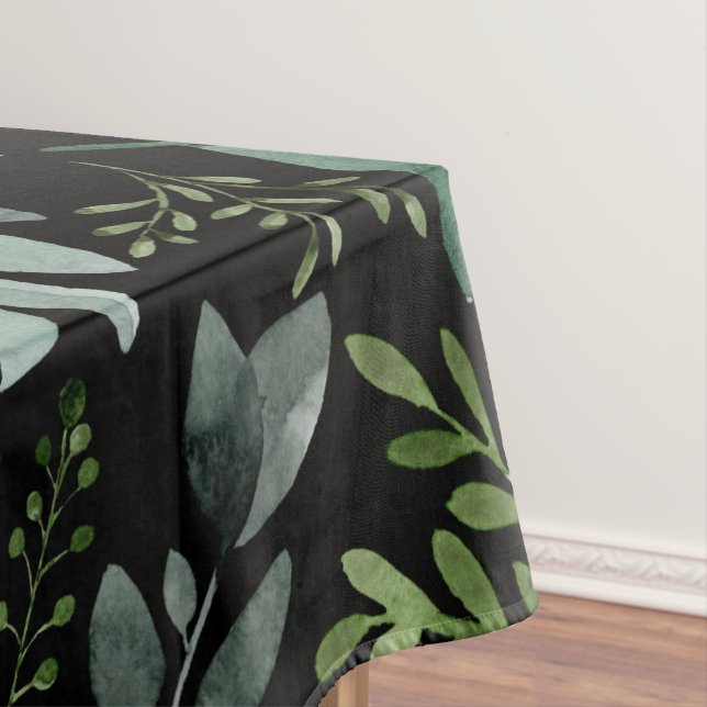 Nappe Aquarelle Feuilles de verdure (In Situ)