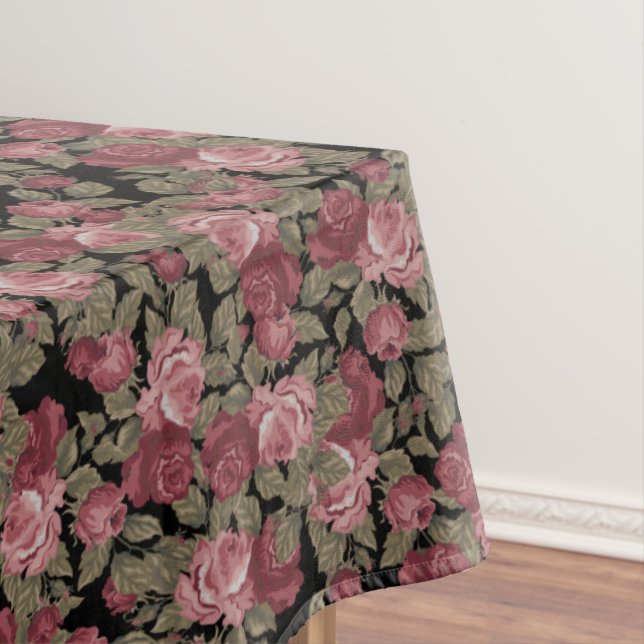 Nappe Aquarelle rose et noire (In Situ)