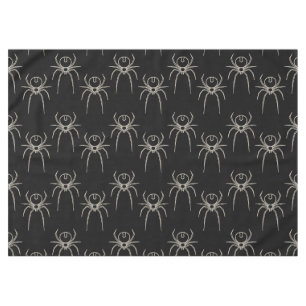 Nappe Araignée - Noir de chauve-souris et Blanc d'os