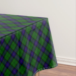 Nappe Armstrong tartan bleu et vert plaid