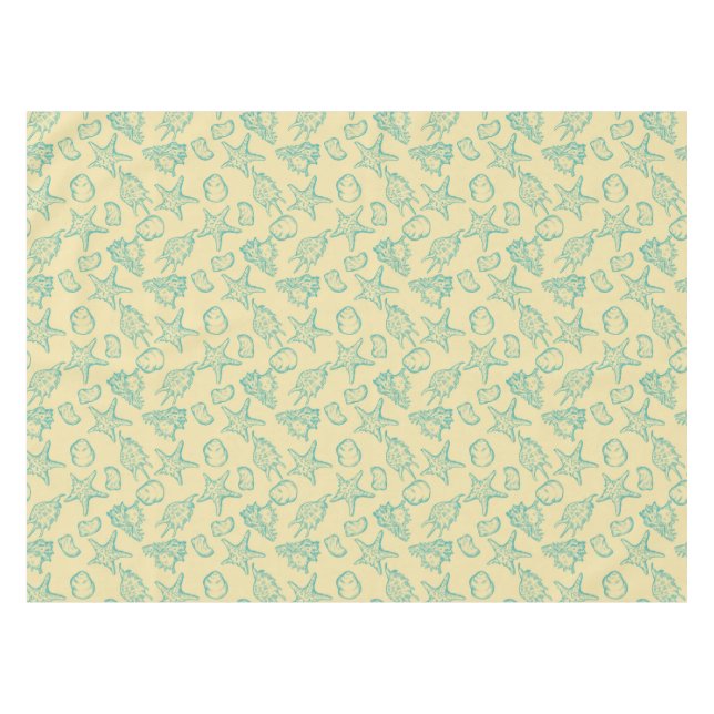 Nappe Arrière - plan avec des coquilles. Tiré par la (Devant (Horizontal))