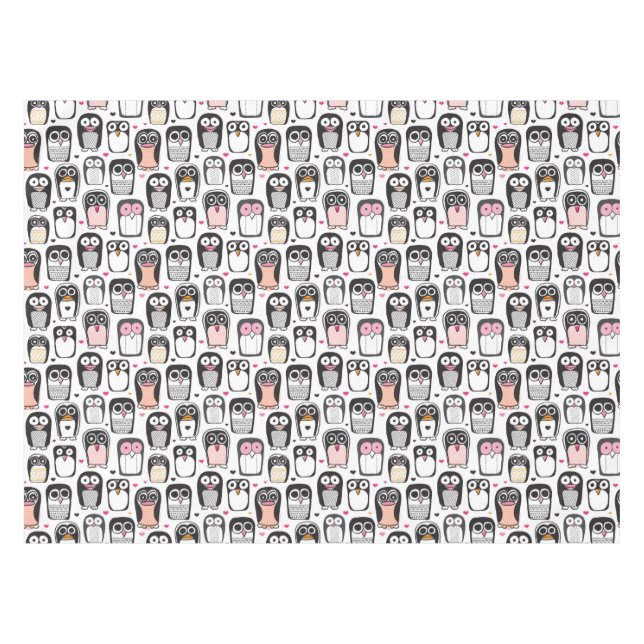 Nappe arrière - plan d'illustration d'oiseau de pingouin (Devant (Horizontal))