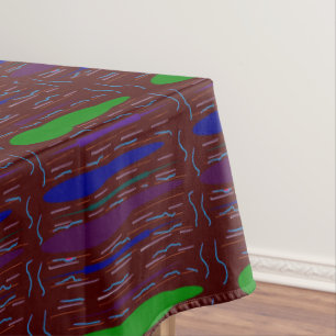 Nappe Art de couleur vin foncé inspiré