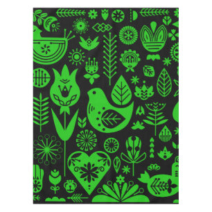 Nappe Art de motif folklorique scandinave nordique