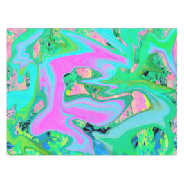 Nappe Art Liquide rose et bleu clair rétro sur Hydrangea