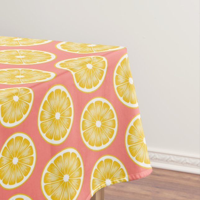 Nappe Art Pop Rose Lemonade Slice Jaune (In Situ)