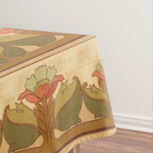 Nappe Arts & Artisanat, Artiste ou Fleurs de style Missi