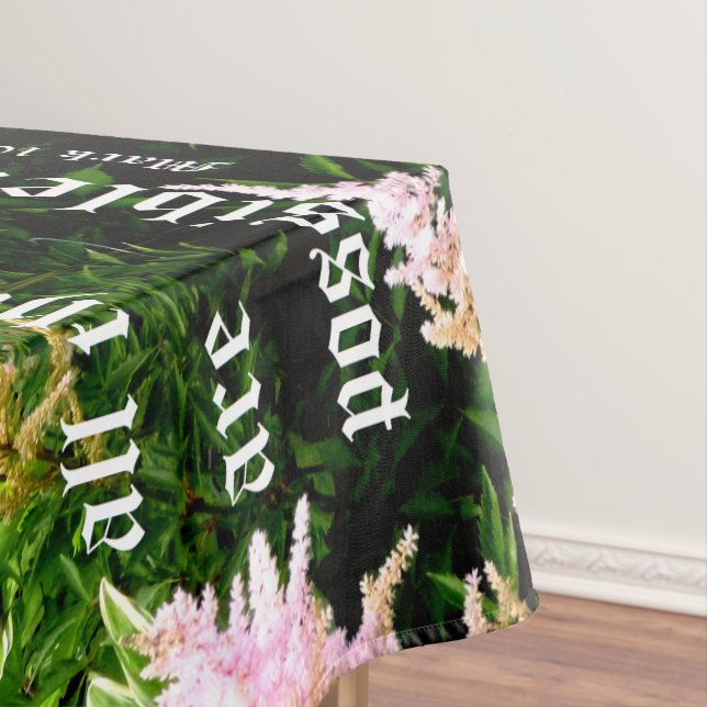 Nappe Astilbe avec Mark 10:27 (In Situ)