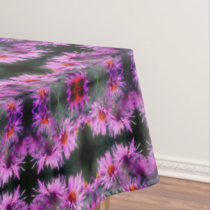 Nappe Astres roses sauvages Fleur Art Abstrait