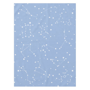 Nappe Astrologie Pastel Bleu Étoiles Constellation 