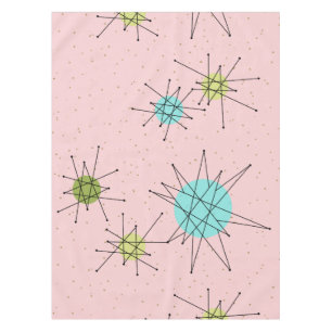 Nappe atomique iconique rose de Starbursts