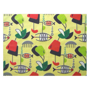 Nappe atomique moderne de poissons de la moitié d