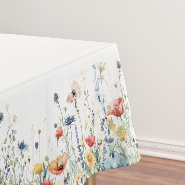 Nappe aux fleurs sauvages vibrantes (In Situ)