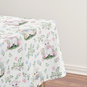 Nappe Baby shower de révélation du genre de l'agneau