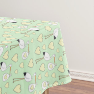 Nappe Baby shower de source de la cigogne