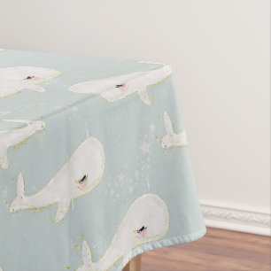 Nappe Baleine Bleue mignonne Baby shower d'anniversaire