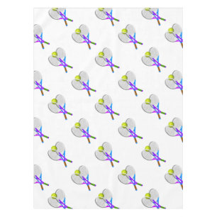 Nappe Balle de tennis et raquettes