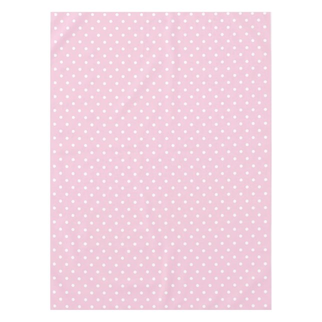 Nappe Ballerina rose floral blanc pois (Devant)