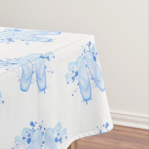 Nappe Ballet bleu Anniversaire Pointe Chaussures