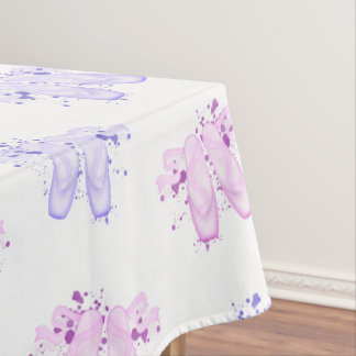 Nappe Ballet rose et violet Anniversaire Pointe Chaussur