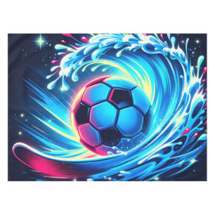 Nappe Ballon de football vagues océan futuriste Surf