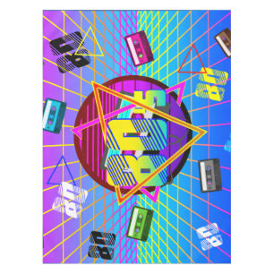 NAPPE BANDE CASSETTE RÉTRO OLD SCHOOL DES ANNÉES 80